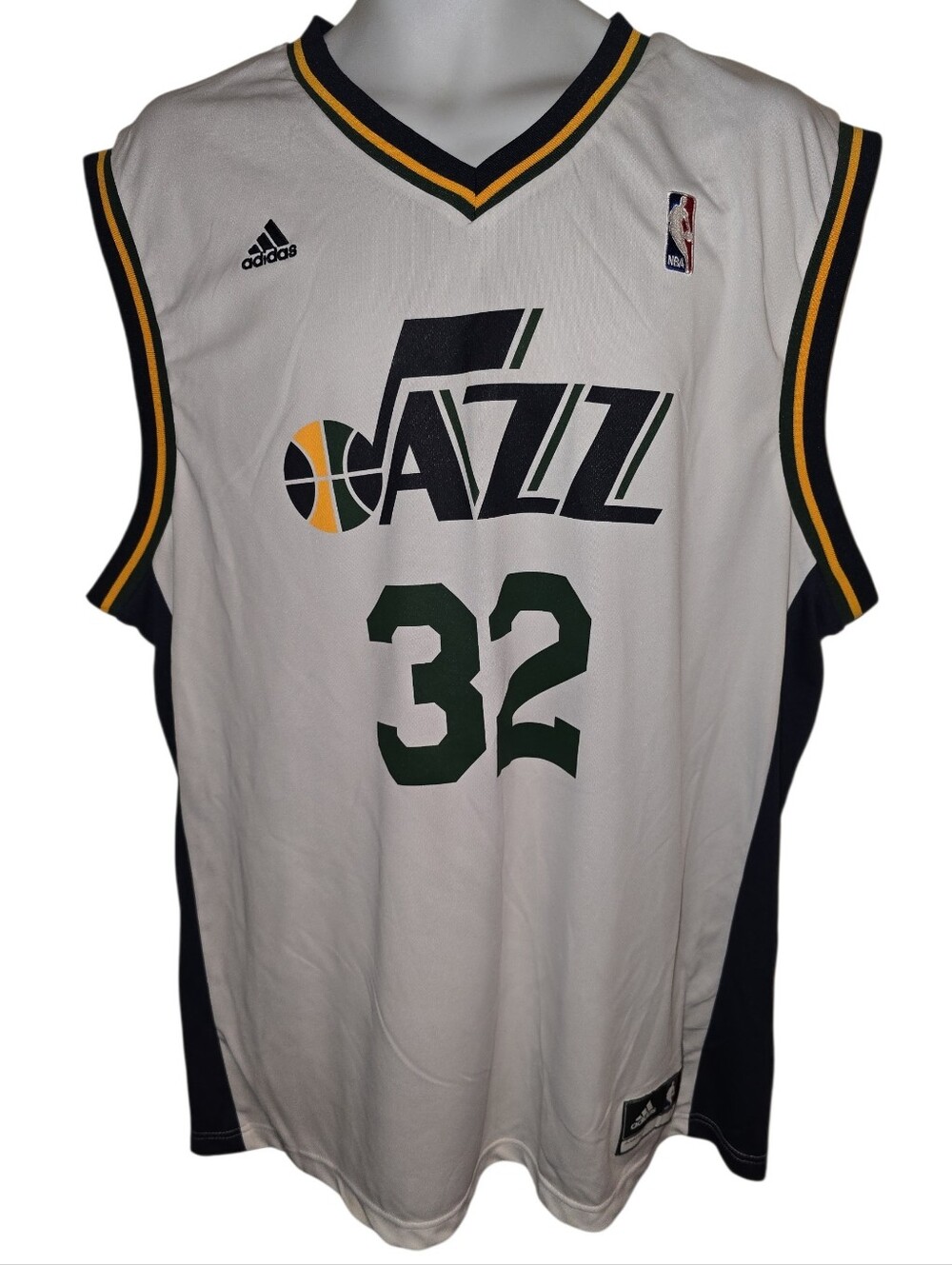Adidas UTAH JAZZ Basketball Jersey #32 Katl Malone Adult Large